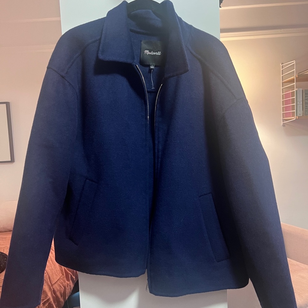 Madewell Double-Faced Rounded-Sleeve Jacket - Picture 4 of 8
